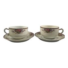 Set Of 2 Vintage Haviland Limoges Tea Cup and Saucers Commodore picture
