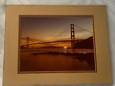 VTG ORIG Gene Wright Golden Gate Bridge San Francisco Photograph 1973 Signed picture
