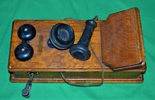 Antique c.1900s Western Electric Crank Wall Telephone model 1317 CR complete picture