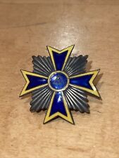 POLAND.67th INFANTRY REGIMENT.METAL,BLUE & YELLOW ENAMEL REPRO, BY A.PANASIUK picture