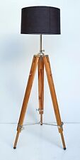 Tripod Floor Lamp Stand Vintage Antique Home Decor Corner Without Shade or Bulb picture