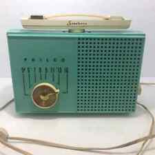 Mid-Century Philco Scantenna Teal Radio Vintage Rare Working picture