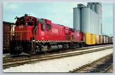 Green Bay & Western Alco C430 #315 Green Bay WI Wisconsin Postcard Trains picture
