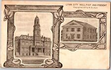 1907 Lynn City Hall Massachusetts Vintage Postcard to Ripley West Virginia picture