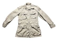 Vintage 50s USAF US AIR FORCE Tan Tropical Safari Cotton Jacket Size 36 Long HTF picture