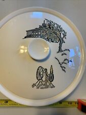 Mid -Century Modern Hand Decorated Ovenproof Casserole Type Dish picture