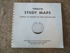 1960s TERRAIN STUDY MAPS VIETNAM ERA WEST POINT COURSE-HISTORY MILITARY ART BOOK picture