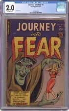Journey into Fear #1 CGC 2.0 1951 4377562020 picture