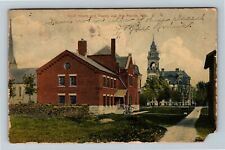 Big Rapids MI-Michigan, Courthouse & County Jail, c1910 Vintage Postcard picture