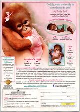2018 The Ashton Drake Galleries So Truly Real Monkey Dolls Hugs Print Ad picture