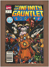 Infinity Gauntlet #1 Newsstand Marvel 1991 THANOS AVENGERS SILVER SURFER VF 8.0 picture