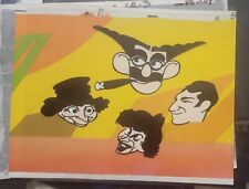 Rare Marx Brothers animation cel background classic cartoons mid century picture