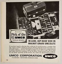 1968 Print Ad Umco 70-Lure Umcolite Fishing Tackle Boxes Watertown,Minnesota picture