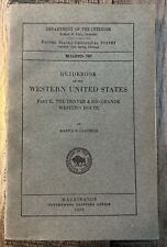 Guidebook of the Western United States Bulletin 707 -1922 VINTAGE picture