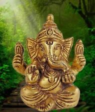  Beautiful Ganesh Statue Brass Sculpture Ganesha Lord Hindu God Diwali Christmas picture