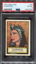 1952 Topps Look 'N See Cleopatra Queen Of Egypt #44 PSA 6 EX-MT picture