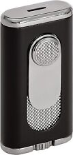 Xikar Verano Flat Flame Cigar Lighter, Elegant, Black, Lifetime Warranty picture