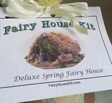 DYI Fairy Garden House Kit - Deluxe Spring fairy House Kit - With Fairy  picture