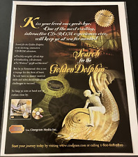 Search For The Golden Dolphin - Vintage 1999 Gaming Print Ad Poster - CD-ROM Adv picture