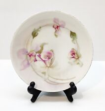 Prov Saxe E.S Germany 6” Floral Flowers Plate Vintage Early 1900’s Antique picture