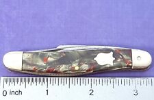 CAMILLUS Cutlery Co Knife Made In USA 1930s-40s Stockman Smooth Celluloid Hnadle picture
