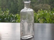 Antique THE EMPIRE HAIR REGENERATOR NEW YORK Cosmetic BOTTLE w/ Trademark Crest picture
