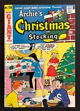 ARCHIE GIANT #150 Christmas Stocking Archie Comics 1968 picture