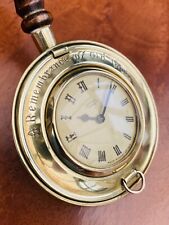 Smiths Empire Great Britain Novelty Wall Clock Warming Pan from Circa 1955. picture