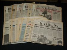 1993-1999 THE DALLAS POST NEWSPAPERS LOT OF 17 - PENNSYLVANIA - NP 4250G picture