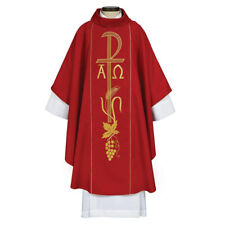 Religious Clergy Chasubles San Remo Collection Chasuble 51 Inch x 59 Inch, Red picture