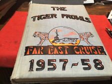 USS Princeton Far East Cruise 1957-58 The Tiger Prowls Cruise Book w/Supplement picture
