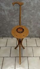 Vintage 1939 New York World's Fair Foldable Wood Chair Cane Kan-O-Seat picture