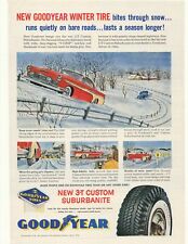 1956 Goodyear 3-T Custom Suburbanite Tire Advertisement picture