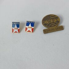 Collection of CWPT pins - 2008, 2009, '65 Carolinas Campaign - Civil War Preserv picture
