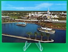 Vintage Postcard Walt Disney World Magic Kingdom Aerial View picture