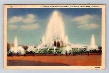 Chicago, IL-Illinois, Clarence Buckingham Fountain Antique, Vintage Postcard picture