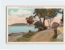 Postcard Along the Shore Path Bar Harbor Maine USA picture