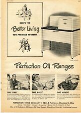 1947 Print Ad of Perfection Oil Range Oven Model R-889 better living picture