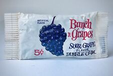 Vintage 1966 Fleer BUNCH OF GRAPES Bubble Gum SEALED Pack 4.25” candy container picture