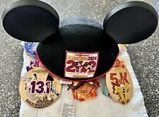 Run Disney 2024 Marathon Weekend  All 6 Dopey Challenge Medals & Mickey Ears picture