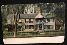 Wayside Hawthorne's Home Concord MA Mass Massachusetts RPPC photo postcard picture