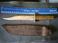 Antique Sheffield Bowie Knife Joseph Allen non-XLL stag handle Large 11 inch Rar picture