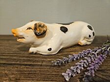 Vintage Collectible The Townsends Signed Ceramic Hand Painted Numbered Pig picture