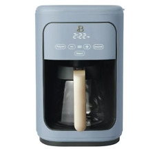 Beautiful 19136 14 Cup Programmable Touchscreen Coffee Maker, Cornflower Blue picture