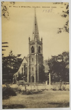 1938 St Paul's Episcopal Church in Dedham Massachusetts Postcard picture