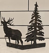 Metal Moose Spruce Teacup Candle Holder Farmhouse/Rustic/Primitive/Country Decor picture