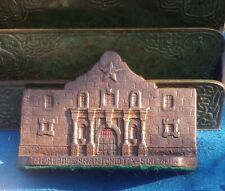 vintage painted cast iron Alamo statue/bookend, painted, circa 1930, Texas picture