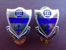 US Army 325th Infantry Regt Crest Airborne Collar Brass Disk 82nd Post WWII Lot picture