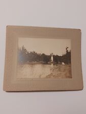 Antique Palmer Park Lighthouse Detroit MI Photograph Cabinet Card Photo picture