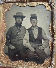 Ambrotype 1/6th Plate Photo Civil War Confederates From Perry Georgia picture